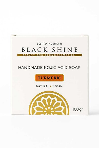 Black Shine BS Zerdeçallı Kojik Asit Sabunu %35 Nemlendiricili – Leke Karşıtı...