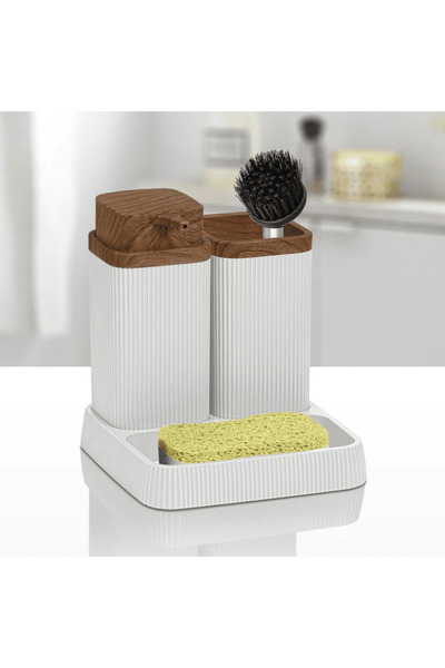 Okyanus Home Set accesorii baie, realizat din materiale calitative, ABS si po...