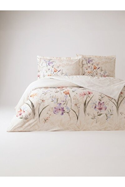 Özdilek Ranforce White Lily Çift Kişilik Nevresim Takımı (Lastikli Çarşaf) – ...