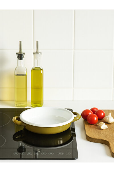 Elifle Emaye Sahan 18 cm Yumurta Pişirme Mutfak