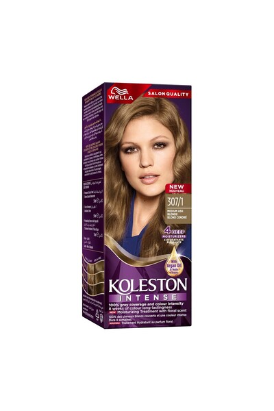 wella koleston Koleston Hair Dye Medium Ash Blonde Plus 307/1