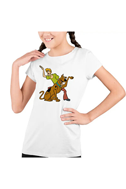 OEM Tricou Copii Fete ScoobyDoo Shaggy Saluta Joaca