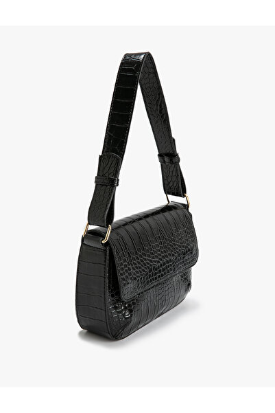 Koton Сумка через плече зі штучної шкіри з кришкою під крокодилячу шкіру