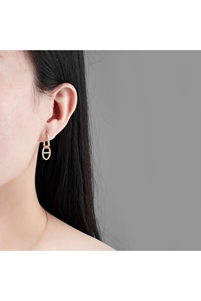 delis 925 silver earrings, JW1843, elegant model, gold plated