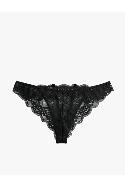 Koton cu pietre aplicate Chiloți brazilieni din dantelă