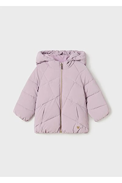 MAYORAL Powder Pink Baby Girl Puffer Jacket - 2482