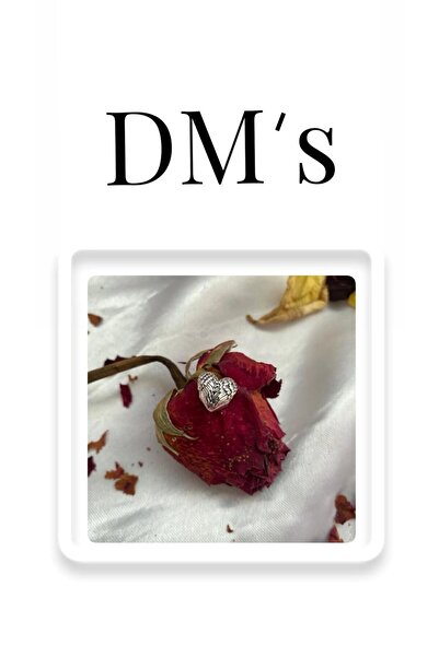 DM’s Silver Kuş Tüyü Kalp Gümüş Charm’ı