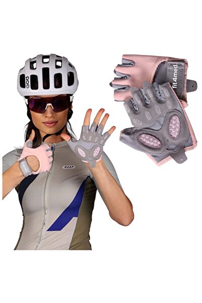 Other Unisex leather fitness fingerless sports cycling gloves for gyms