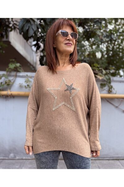 DenizEge Italian Double Star Knitwear Sütlükahve