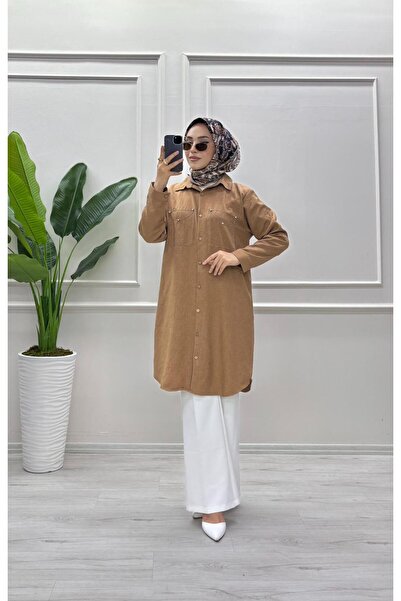 moda acar Stone Linen Tunic