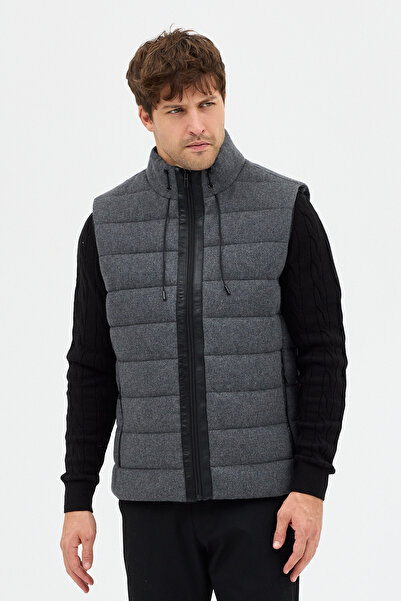 ABOUT US Вовняний пуховик з кашеміром #4480