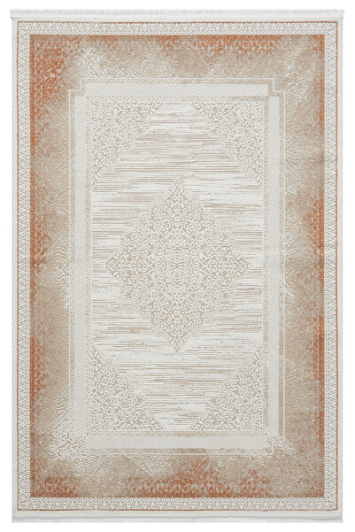 SEYRAN HALI Asya Terra Halı Akrilik Halı Yumuşak Dokulu Salon Oturma Odası Ya...