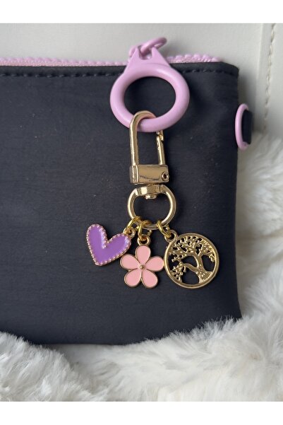 WhimsyWhite ميدالية مفاتيح على شكل حظ، ميدالية مفاتيح صغيرة على شكل حقيبة، مي...