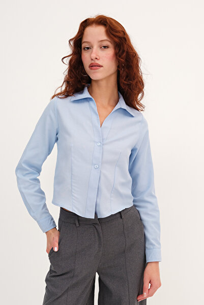 Addax Uzun Kollu Düğmeli Gömlek G2508
