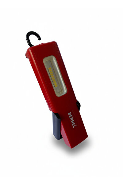 BERNEL Şarjlı Led Fener Led Lamba El Feneri Mıknatıslı Askı Aparatlı 400 Lümen