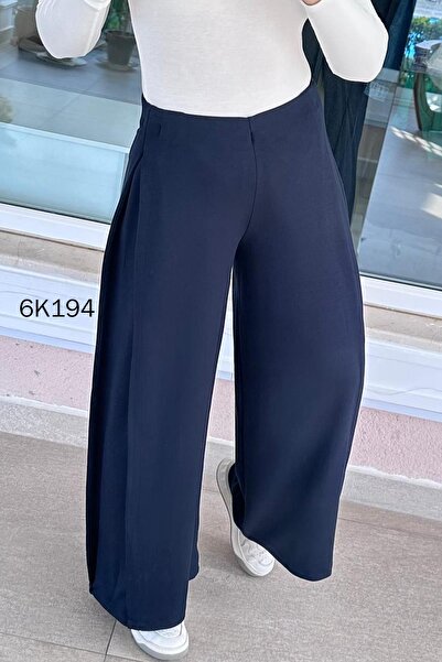 İnce Topuk Side Pleated Modal Casual Trousers 6K194