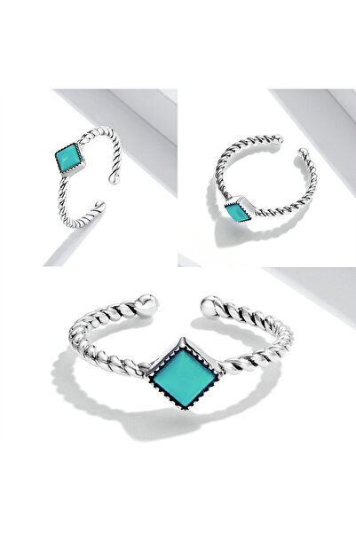 Bijuterii Nadiela Inel reglabil din Argint 925 - Blue Sky