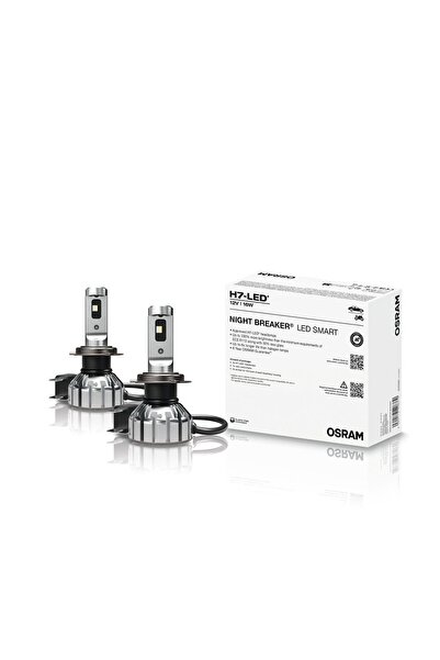 ams-OSRAM Set of 2 Night Breaker Led Smart H7 Bulbs +330% Rare Approval Box