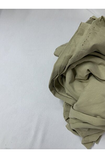 Yiğit Kumaş Tok Single Jersey Fabric, Piece 90X180 cm Light Khaki Color