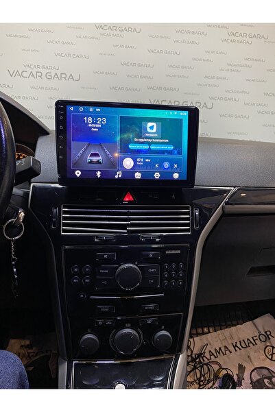 NAVECRON OPEL ASTRA H ÜSTE TAKILAN 9" UYUMLU ANDROID MULTİMEDYA GERÇEK 2/32 KABLOSUZ CARPLAY GERİ GÖRÜŞ KMR