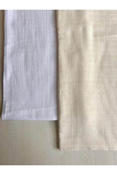 Sevza Kids Multi-Purpose 2-Piece Muslin Blanket & Throw, 100% Cotton Dreamy Collection Cream