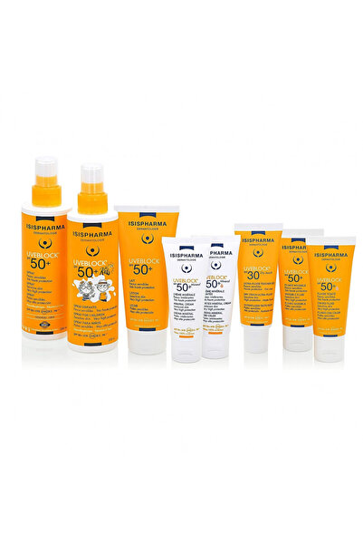 ISISPHARMA UVEBLOCK SPF 50+ Tinted Mineral Sunscreen Cream, 40 ml