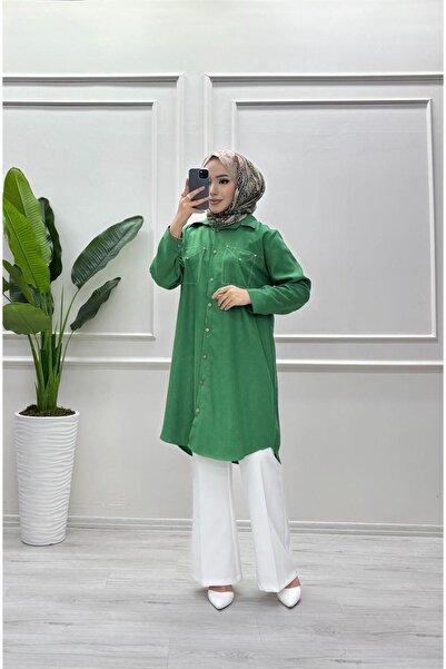 moda acar Stone Linen Tunic