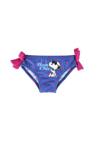 OEM Snoopy Peanuts Infant Swim Briefs Violet/Fuchsia 6M with Side Bows