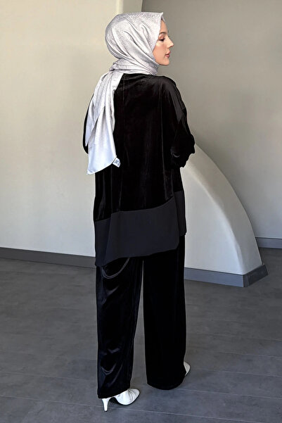 EL jadida Women's Velvet Double Set