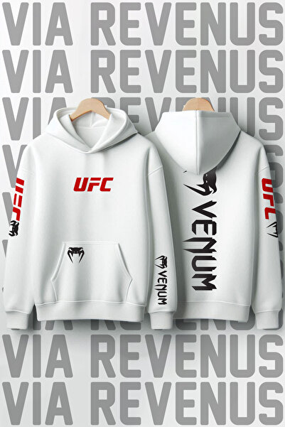 Vordevia UFC cu imprimeu bumbac 100% Calitate Premium cu glugă Swea tricou