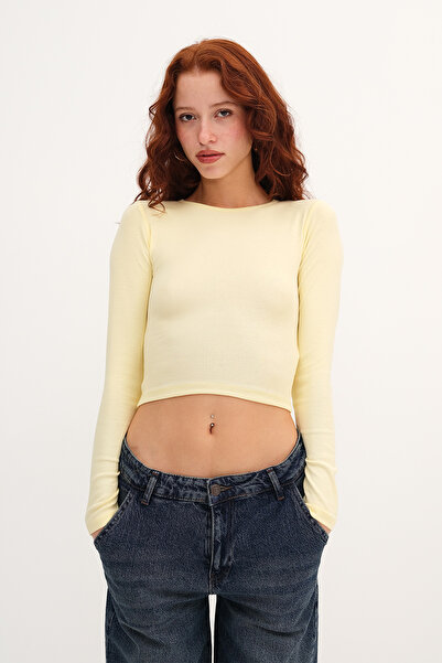 Addax Μακρυμάνικη βασική μπλούζα B1845