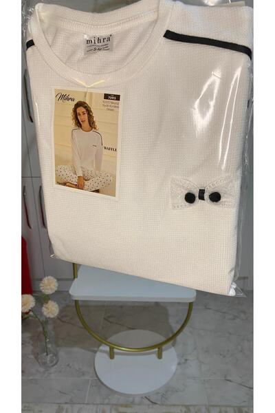 Mihra Waffle Kumaş Pijama Takımı