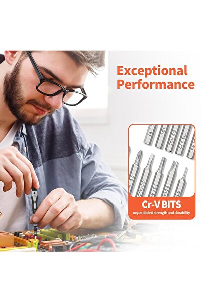 Generic 115 in 1 Precision Screwdriver Set, Professional Electronics Repair Tool Kit for iPhone and Smartphone