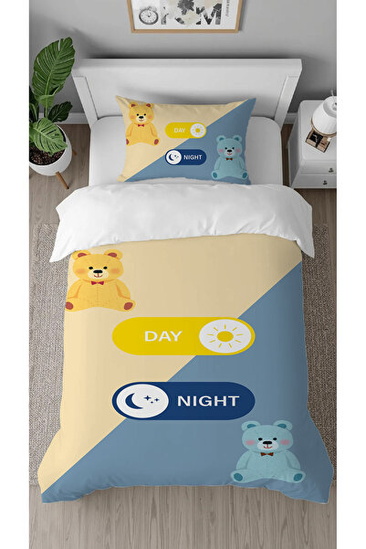GREENDECOR Teddy Bear Day and Night Specially Designed Single Person Stylish ...