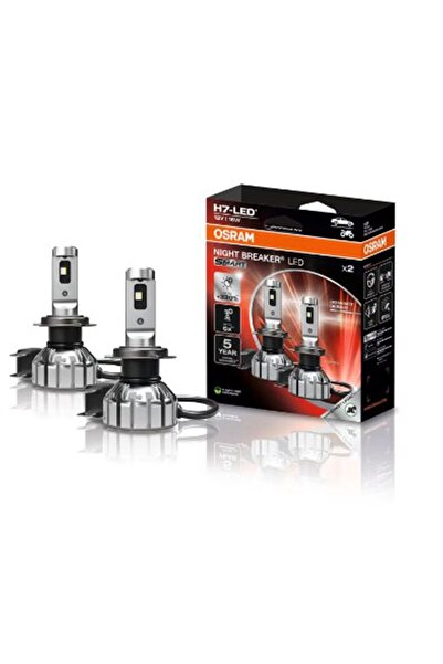 ams-OSRAM Set of 2 Night Breaker Led Smart H7 Bulbs +330% Blister Approval Rare