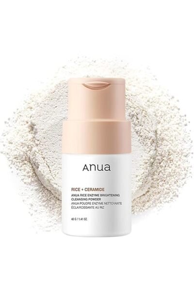 Anua Heartleaf مسحوق التنظيف المفتح بإنزيم الأرز، قناع الأرز، السيراميد، غسول...