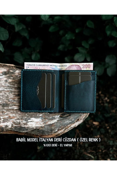 Nicevia Babil Model Italian Leather Wallet (Special Color)