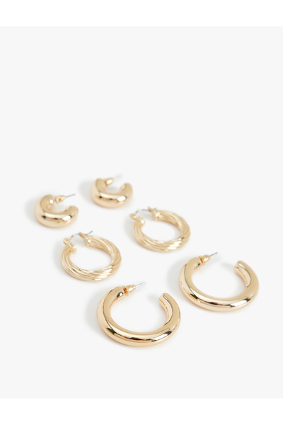 Koton 3'lü Halka Küpe Seti