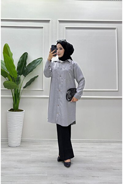 moda acar Stone Linen Tunic