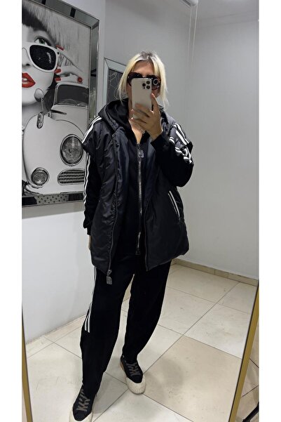 Butik Günay Tüfekçi Kapitone Yelekli Üçlü Takım