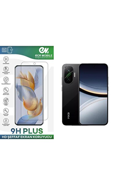 Ecr Mobile Poco F7 5G ile Uyumlu HD Şeffaf 9H Nano Ekran Koruyucu