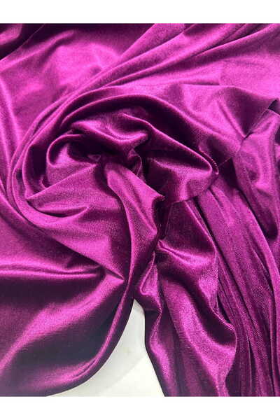 ipekkumaş فستان مخملي حريري مستورد باللون الأرجواني، تنورة، بلوزة، شالوار، من...