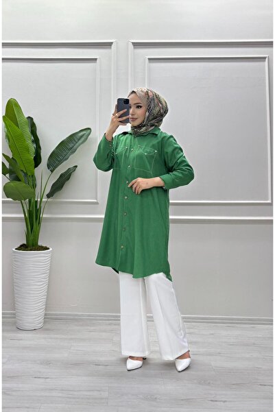 moda acar Stone Linen Tunic