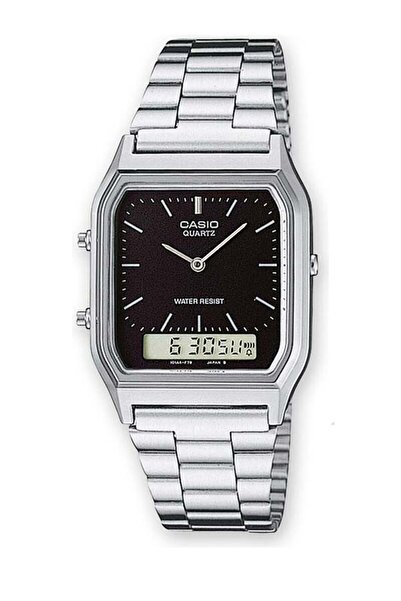 Casio Casio Men's Gold-Tone Dual Time Quartz Watch AQ23G