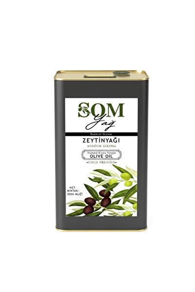 3 litre soğuk sıkım Zeytinyağı