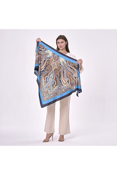 Nomads Felt Nomads Shawl Patterned Large Wool Silk Scarf Shawl