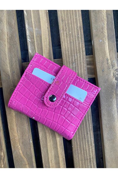 SHIKIRTI Croco Pattern Faux Leather Snap Closure Women's Wallet-Card Holder (Shipped in Box)