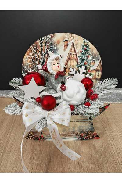 DLC Christmas arrangement Little girl with bulgarian buns