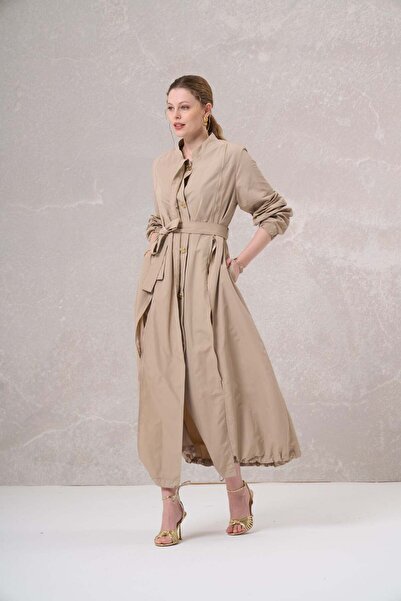 MissWhence Fermuar Detaylı Trençkot