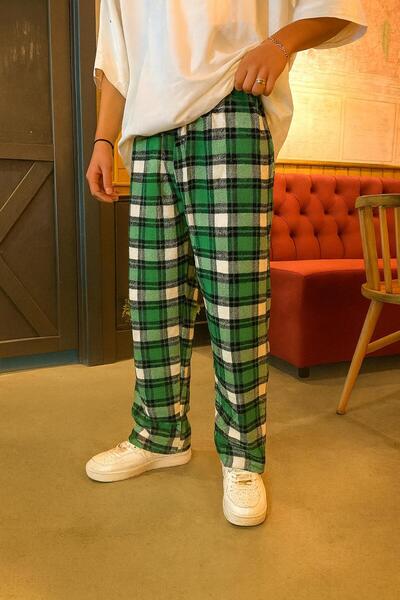 1blood Unisex καρό φούτερ με σχέδιο oversize